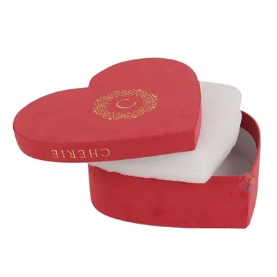 Caixa de regal gran en forma de cor