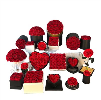 Caixa de roses de llarga durada