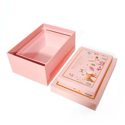 Logotip personalitzat Pink Heaven and Earth Cover Capsa de regal