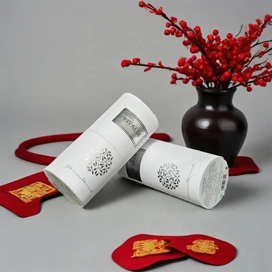 Candle Box Paper Packaging Jewelry Perfume Packing Rigid Cardboard With Black EVA