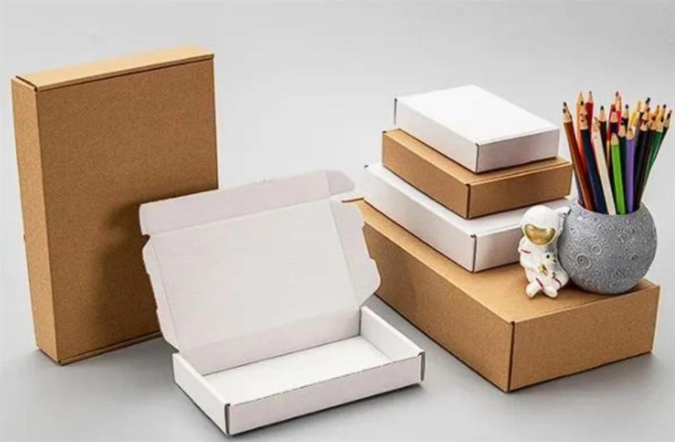 Hot Sale Thickened Folding Recycled Corrugated Cardboard Custom Packaging Airplane Paper Box For Gift Goods