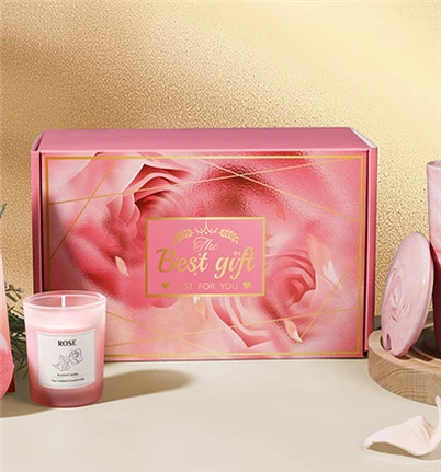 Funda cosmètica de la pell rosa